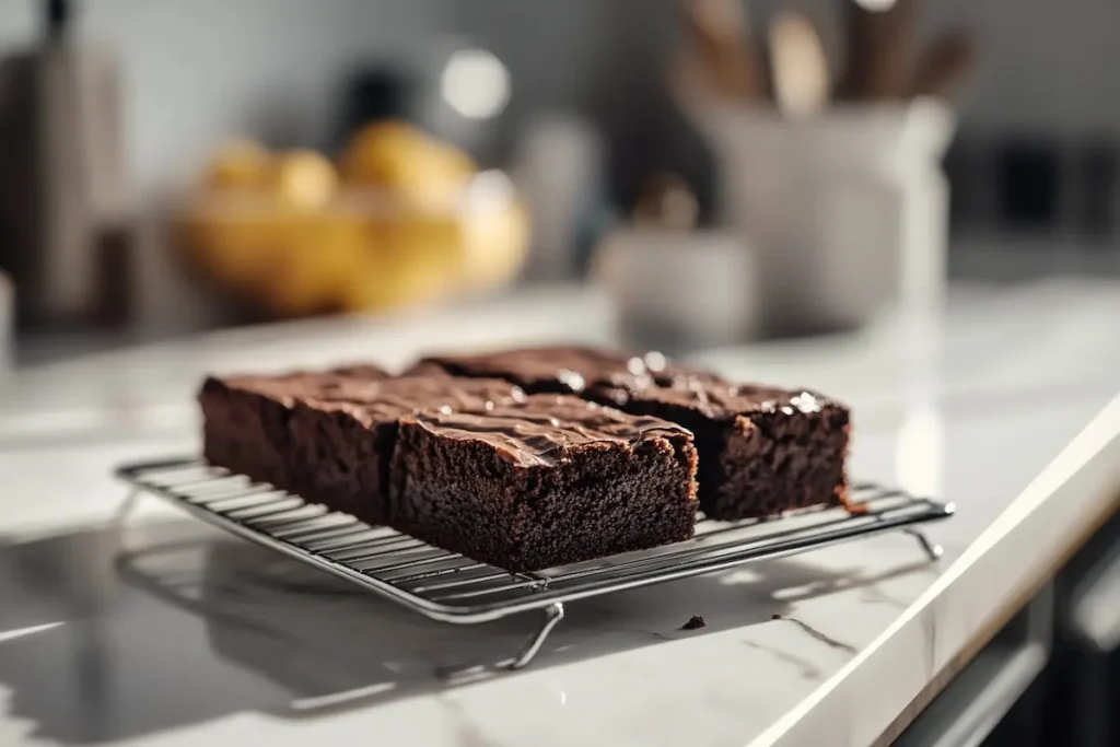 brownie recipe served with ice cream