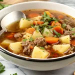 Hamburger and potato soup recipe