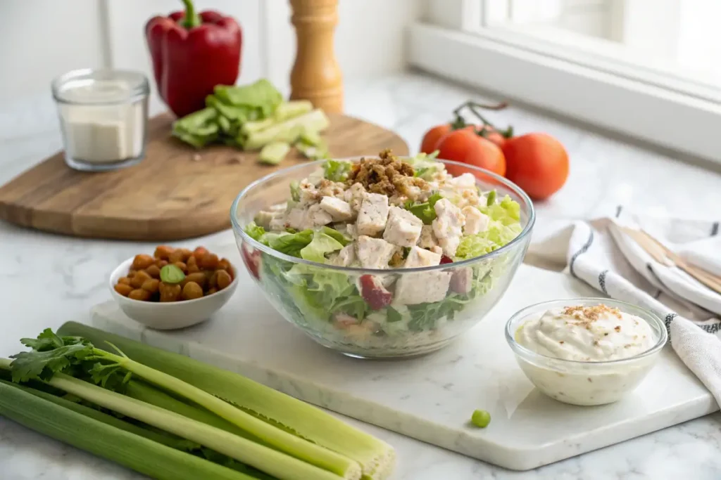 Southern-Style Chicken Salad Recipe in a bowl