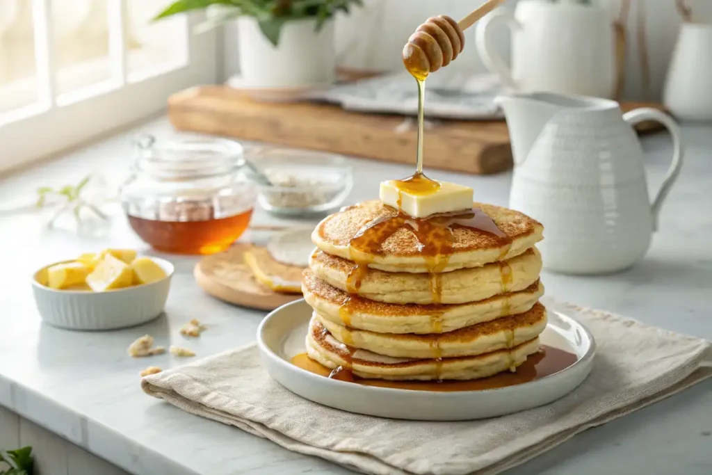 Cracker Barrel pancake recipe stack