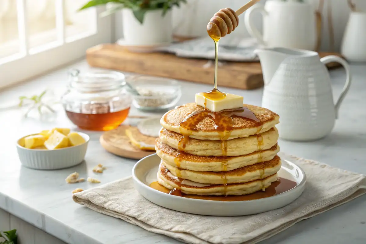 Cracker Barrel pancake recipe stack