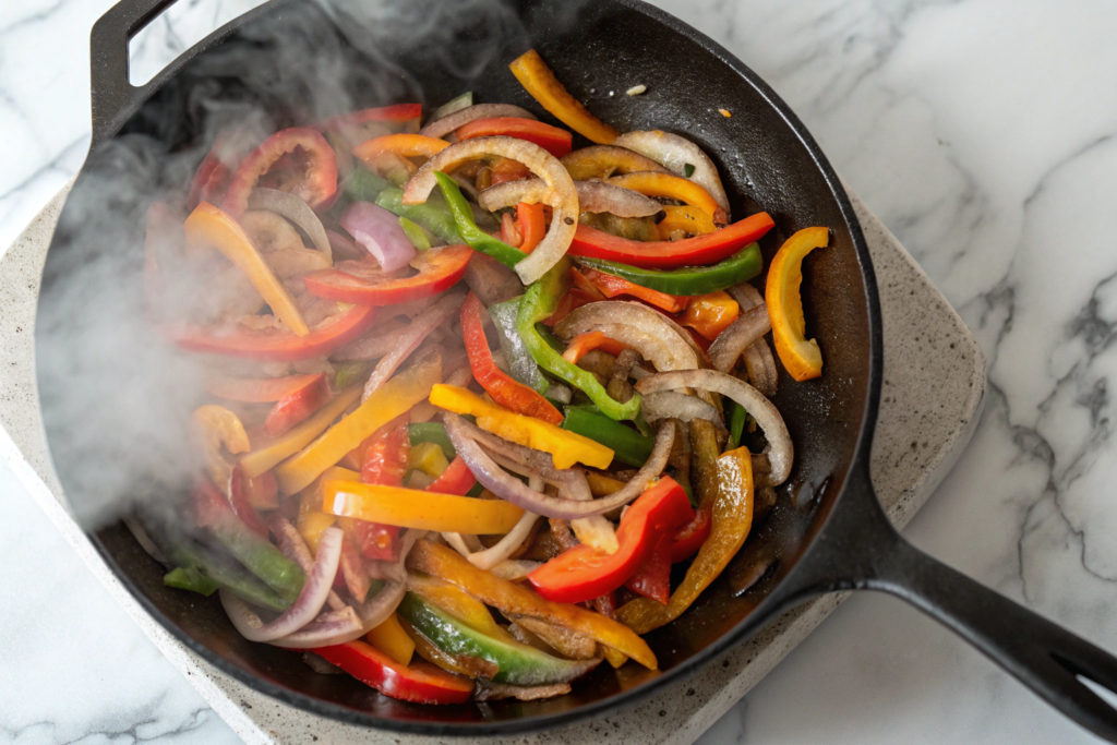 Sautéed Vegetables for Cheesesteak