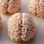 Marshmallow Rice Krispies Halloween Brains treat for spooky celebrations