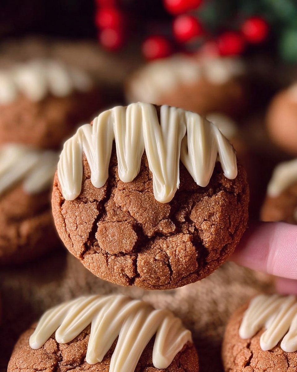 Chewy Maple Cinnamon Cookies with White Chocolate