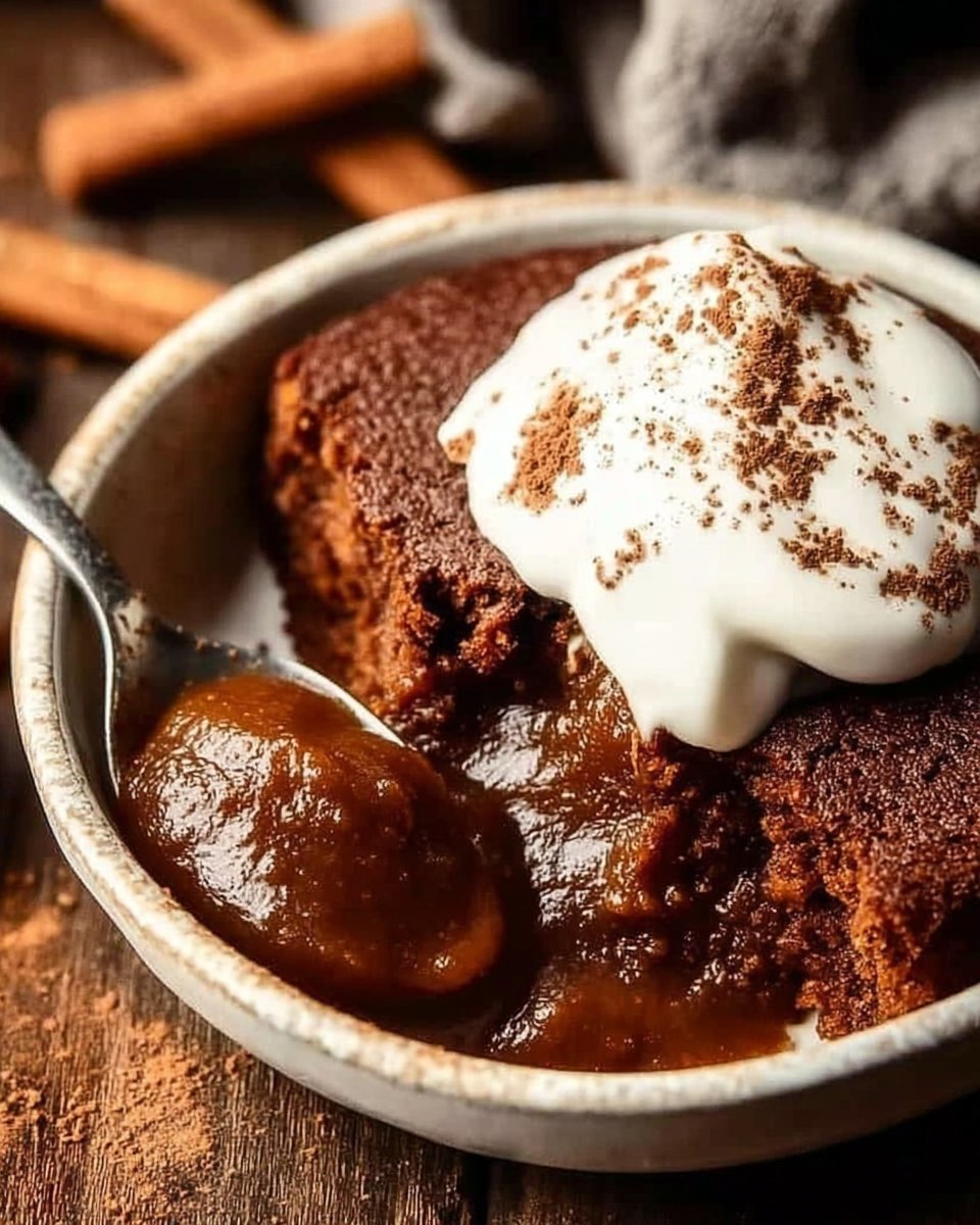 Gingerbread Pudding Cake