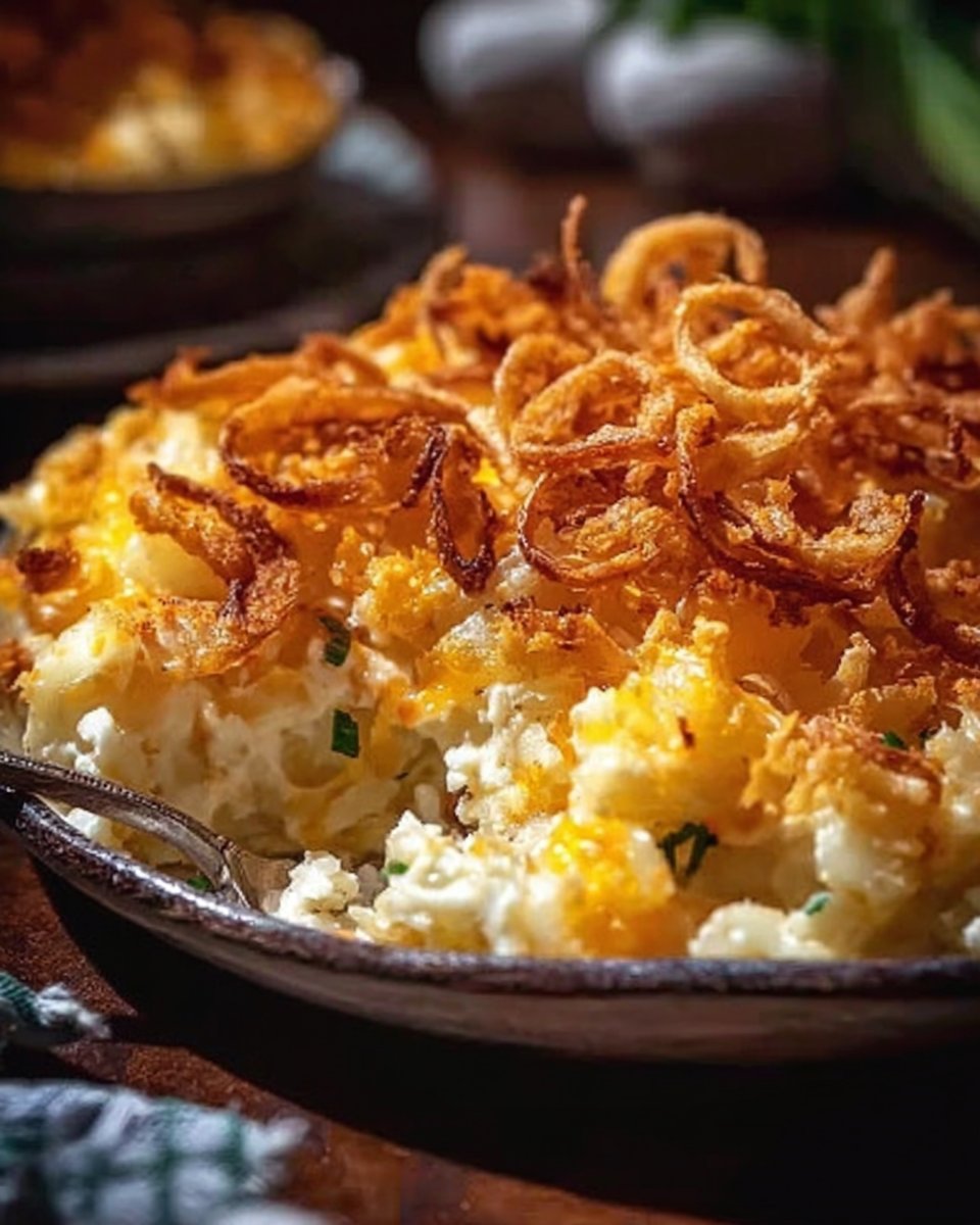 French Onion Funeral Potatoes