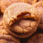 Delicious Apple Cider Cheesecake Cookies with creamy filling and warm spices