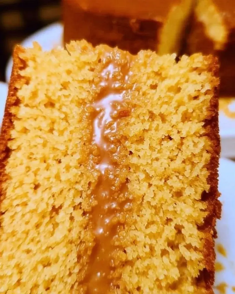 Delicious homemade cornbread cake served on a wooden table