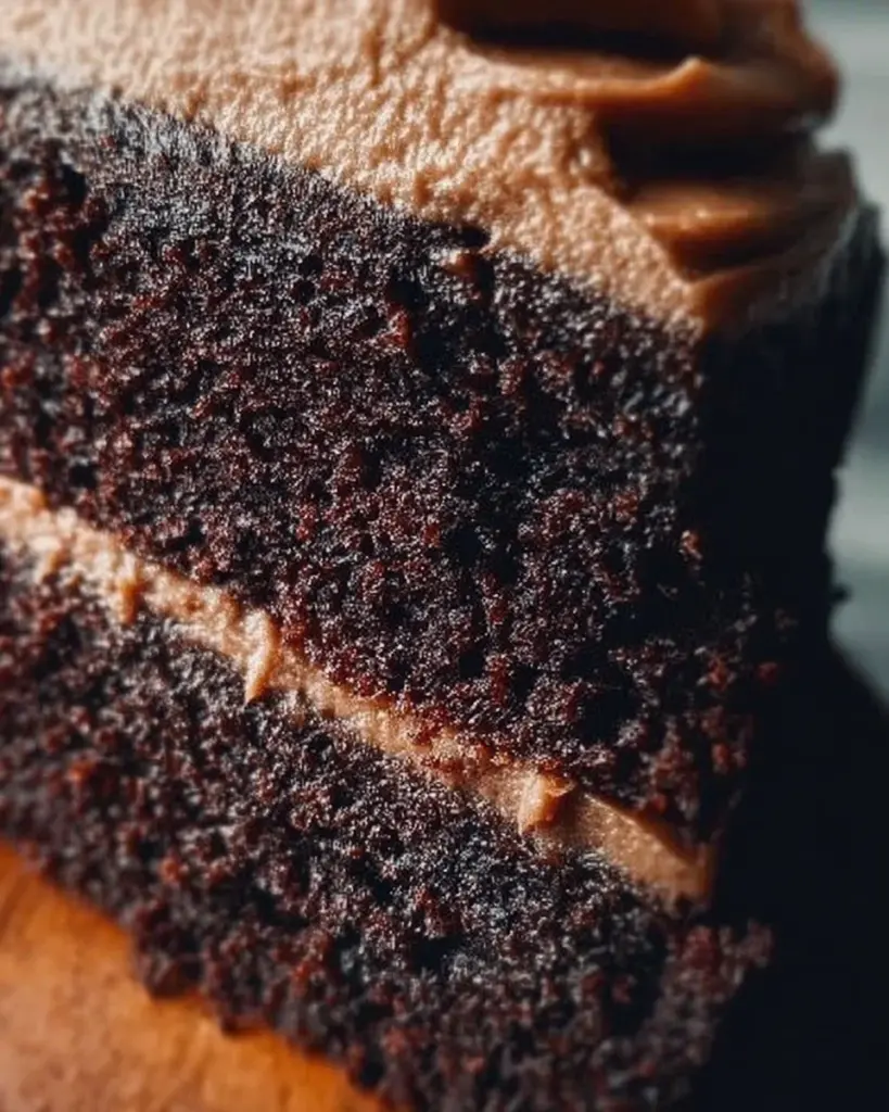 Frosted coffee brownies topped with creamy icing and chocolate drizzle