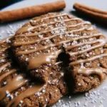Delicious Gingerbread Latte Cookies with festive decorations