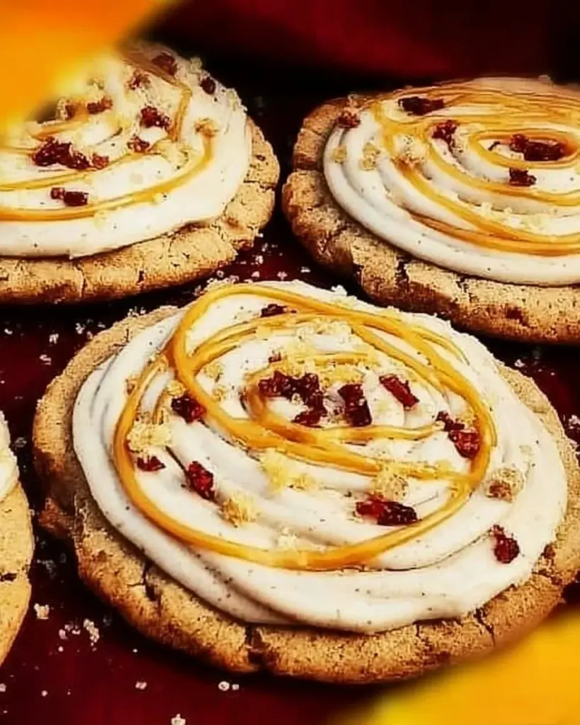 Delicious Harry Potter Butterbeer Cookies in a decorative setting