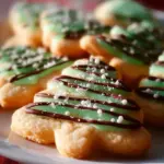 Delicious high protein sugar cookies topped with sprinkles and chocolate