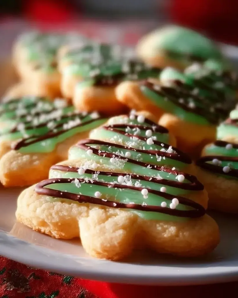 Delicious high protein sugar cookies topped with sprinkles and chocolate