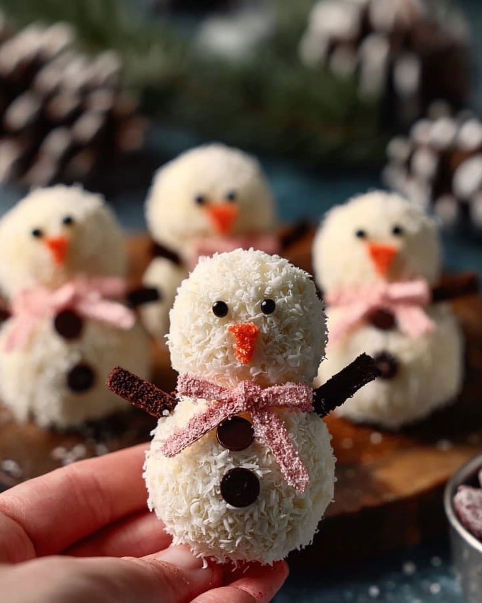 Cute Snowmen Truffles