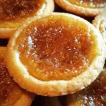 Irresistible crème brûlée cookies with a caramelized sugar topping