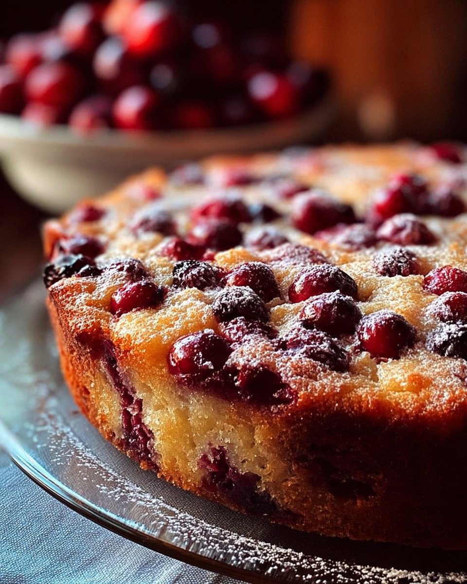 Cranberry Orange Breakfast Cake