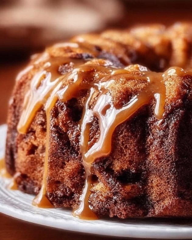 Caramel Apple Bundt Cake
