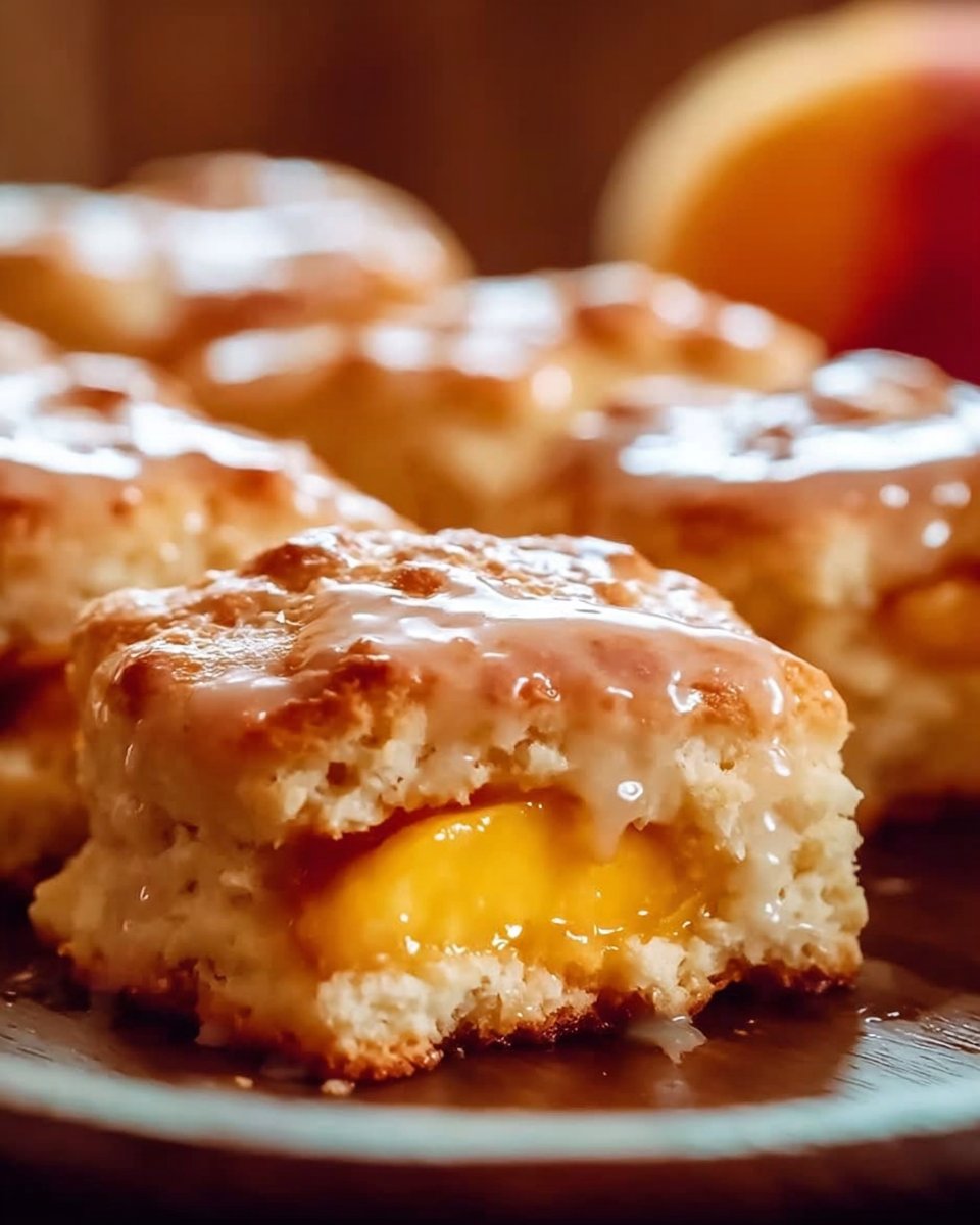 Peach Butter Swim Biscuits