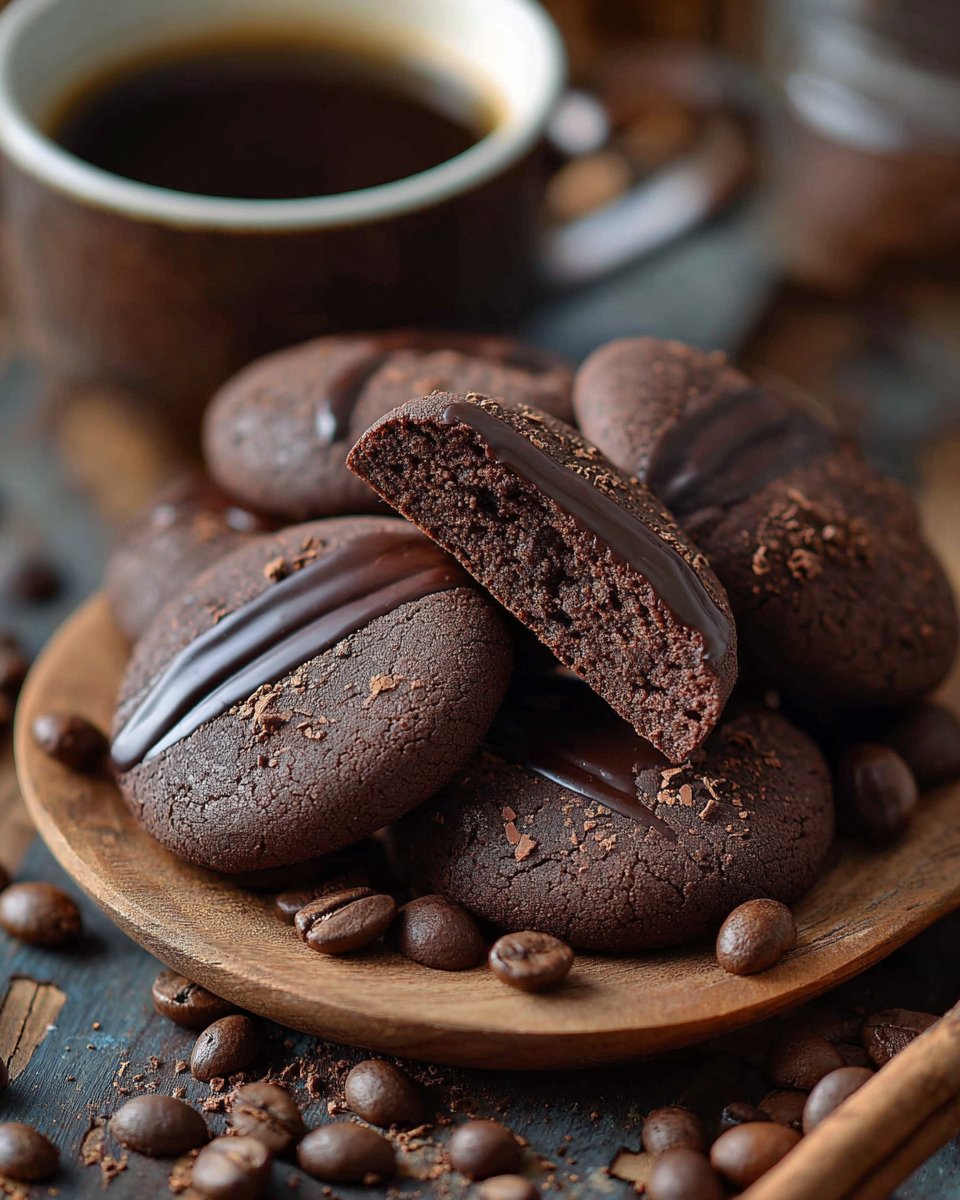Chocolate Coffee Cookies Recipe