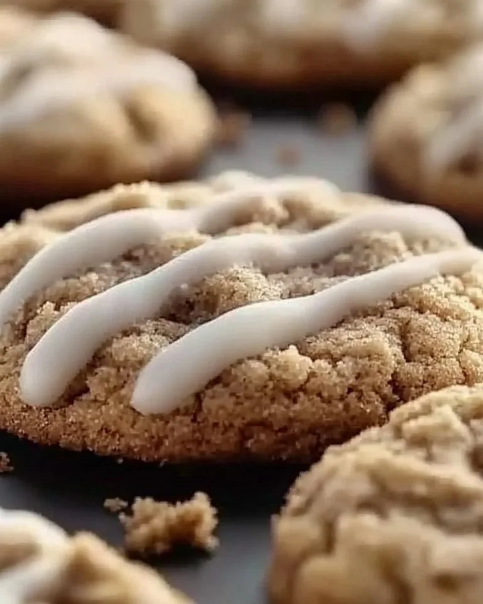 Delicious coffee cake cookies fresh out of the oven