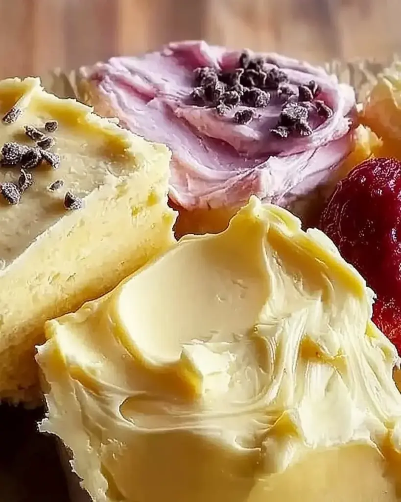 Delicious creamy butter spread on fresh bread