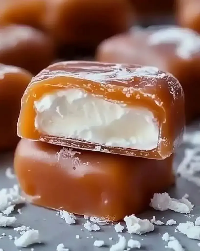 Delicious vanilla cream filled caramels for a sweet indulgence