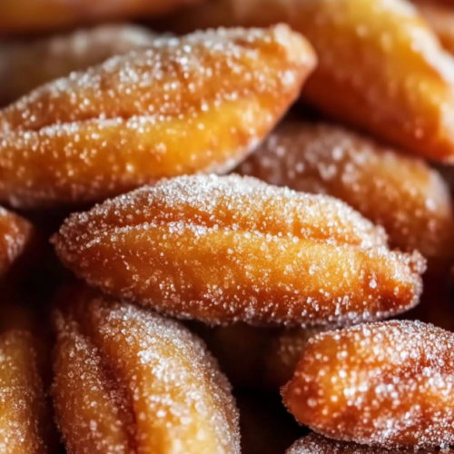 Bowl of homemade candied nuts topped with sugar and spices