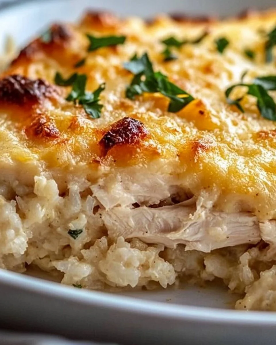 Chicken Cauliflower Rice Casserole