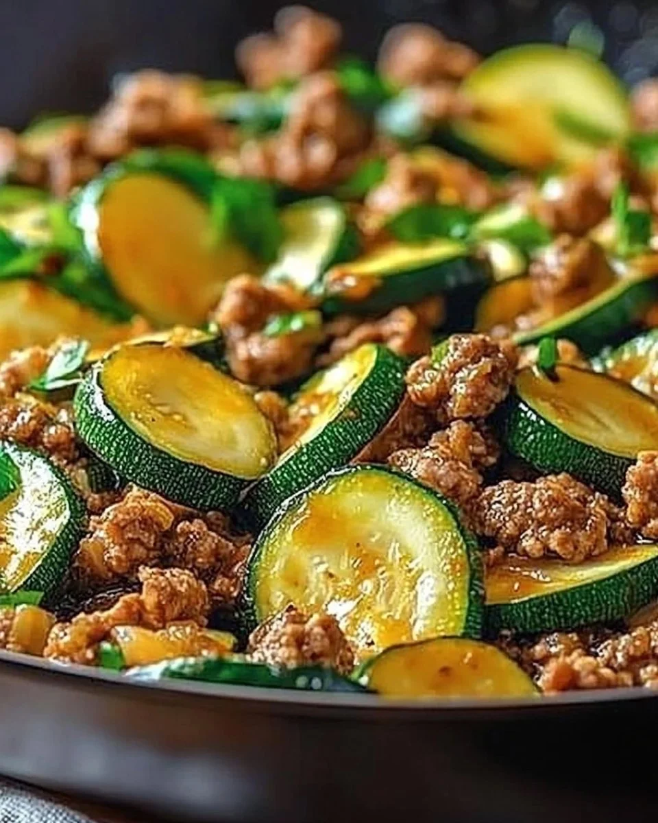 Ground Turkey and Zucchini Skillet