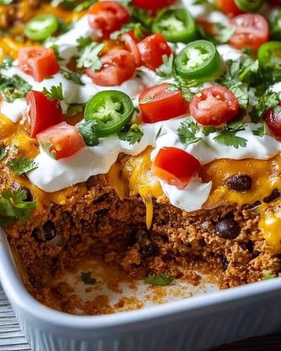 Low Carb Taco Casserole