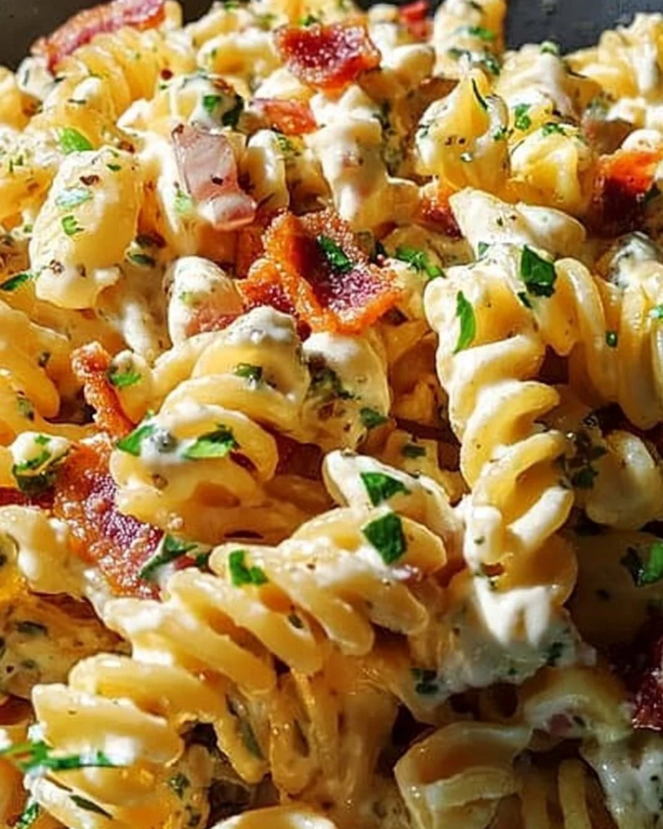 Bacon Ranch Pasta Salad