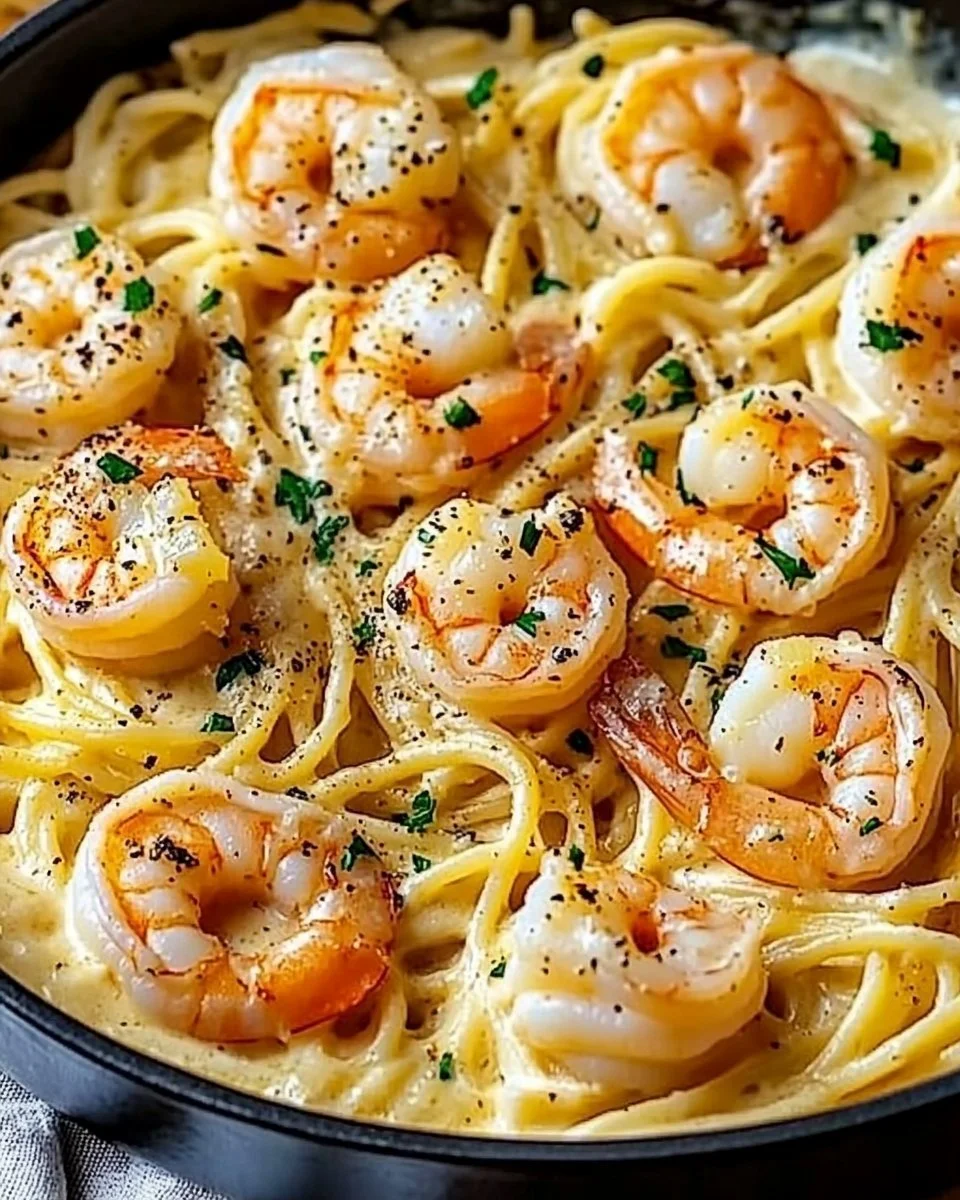Creamy One-Pot Garlic Butter Shrimp Pasta You'll Crave